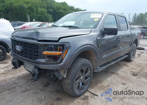 2024 Ford F-150 Stx из США, поврежденный, VIN 1FTEW2LP3RKD03798